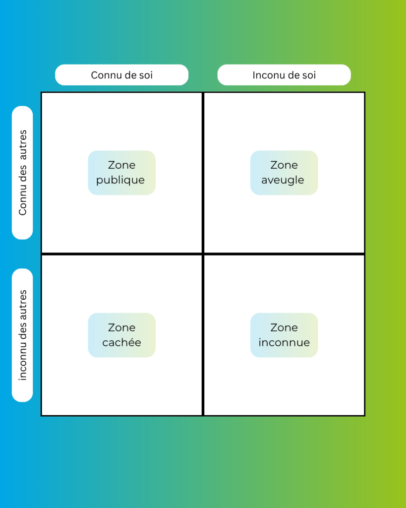 Fenetre de johari représenté dans sa version classique