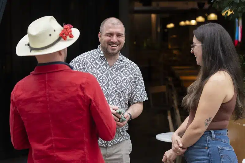 Photo promotionnelle réseautage ensemble prise par Isaël Morin